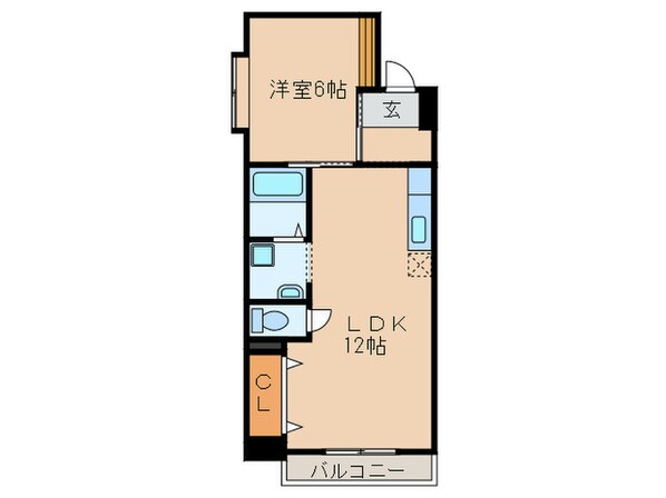 シャトー桐野の物件間取画像